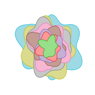 Flower petals effect