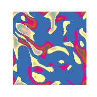 Domain warped Perlin noise